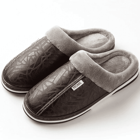 [Compre 1 Leve 2] Pantufla Ortopédica de Cuero – Interior Afelpado [Antiodor]